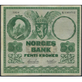 -17- 50 kroner 1954B, kv. 1- - Presset. Jahn/Thorp / Numisma Mynthandel A/S: kr.  228,-