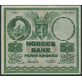 -24- 50 kroner 1953B, kv. 1/1- - Presset. / Numisma Mynthandel A/S: kr.  293,-
