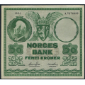 -26- 50 kroner 1952A, kv. 1++ - Presset. / Numisma Mynthandel A/S: kr.  317,-