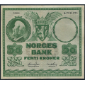 -27- 50 kroner 1952A, kv. 1+ - Presset. / Numisma Mynthandel A/S: kr.  82,-