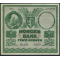 -38- 50 kroner 1950A, kv. 1- - Presset. / Numisma Mynthandel A/S: kr.  190,-