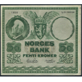 -39- 50 kroner 1950A, kv. 1/1- - Presset. / Numisma Mynthandel A/S: kr.  150,-