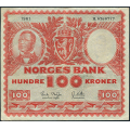 -6- 100 kroner 1961H, kv. god 1 / Numisma Mynthandel A/S: kr.  100,-