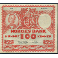-9- 100 kroner 1961H, kv. god 1 / Numisma Mynthandel A/S: kr.  100,-