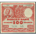 -13- 100 kroner 1960H, kv. 1 / Numisma Mynthandel A/S: kr.  158,-