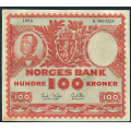 -18- 100 kroner 1959G, kv. 1/1+ / Numisma Mynthandel A/S: kr.  110,-