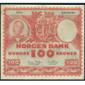 -2- 100 kroner 1955D, kv. 1/1- / Numisma Mynthandel A/S: kr.  126,-