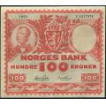 -9- 100 kroner 1953C, kv. 1/1+ / Numisma Mynthandel A/S: kr.  2,-