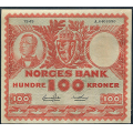 -21- 100 kroner 1949A, kv. 1/1- / Numisma Mynthandel A/S: kr.  105,-