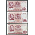 -3- Lott 6 stk. 100 kr. 1962-65, VK - 1962A, 1963A, 1964B, 1964C, 1965D Brofoss Ottesen & 1965E

Kv. 1+ og 1+/01 / Numisma Mynthandel A/S: kr.  583,-