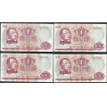 -9- Lott 4 stk. 100 kr. 1970X-73X. erstatning, VK - Erstatningssedler

Kv. 1/1- til 1+ / Numisma Mynthandel A/S: kr.  501,-