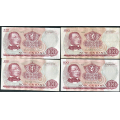 -10- Lott 4 stk. 100 kr. 1970X-73X. erstatning, VK - Erstatningssedler

Kv. 1- til 1+ / Numisma Mynthandel A/S: kr.  473,-