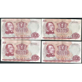 -11- Lott 4 stk. 100 kr. 1970X-73X. erstatning, VK - Erstatningssedler

Kv. 1/1- til 1+ / Numisma Mynthandel A/S: kr.  501,-