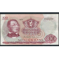 -3- 100 kr. 1972Z, erstatning, 5-million, kv. god 1, SS / Numisma Mynthandel A/S: kr.  182,-