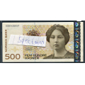 -5- Lott 2 stk. 500 kroner 1999, VK - Kvalitet: 1+/01 og 01 / Numisma Mynthandel A/S: kr.  780,-