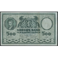 -12- 500 kroner 1958A, kv. 1/1- / Numisma Mynthandel A/S: kr.  117,-