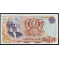 -16- 1000 kroner 1985C, kv. 1+, l.fl. / Numisma Mynthandel A/S: kr.  717,-