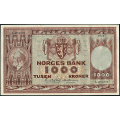 -21- 1000 kroner 1972A, kv. 1+ / Numisma Mynthandel A/S: kr.  1246,-