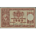 -26- 1000 kroner 1949A, kv. 1/1- / Numisma Mynthandel A/S: kr.  940,-
