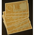10 kr. 1965 F * Kv. 0.  Nr. rekkef. Katv. kr. 240 * - Bilder er sedlene. Kv. 0. Vurder ogs fra bilder. Pris KJP N er en (1) seddel. Ved kjp av flere er de i nr. rekkeflge. IKKE SALR. / Tore Rimstad: NOK  140,-