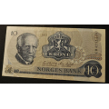 10 kr. 1983 C W  * Kv. 1+ * Katv. kr. 47 ** - Bilder er sedellen du fr. Vurder ogs fra bilder. / Tore Rimstad: NOK  10,-