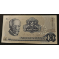 10 kr. 1983 C X ** Kv. 0 ** Katv. kr. 80 ** - Bilder er sedellen du fr. Kv. 0 ** Vurder ogs fra bilder. / Tore Rimstad: NOK  35,-