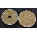 rets mynter 2017. 20 kr. og 5 kr. * Kv. 0 ** - Bilder er fra myntene i rullene. Tas fra org. ruller og settes i Hartberger. Kv. 0 * / Tore Rimstad: NOK  40,-