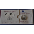 20 kr. 2004 Jernbanen* Brilliant kv. * Katv. kr. 125 ** - Bilder er likt med settet du fr. Feilfritt sett.Brilliant kvalitet vil si at mynten er feilfri i tilnrmet proof kvalitet. IKKE SALR. / Tore Rimstad: NOK  70,-