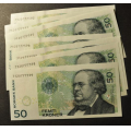 50 kr. 2005 * Kv. 0 * Nr. rekkeflge - Bilder er sedlene.Kv. 0.  Vurder ogs fra bilder. IKKE SALR: Pris KJP N ER 1 (en) sedell. Ved kjp av flere er de i nr. rekkeflge. / Tore Rimstad: NOK  80,-