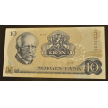 10 kr. 1979 B X * Kv. 0-  * Katv. kr. 72 ** - Bilder er sedellen du fr. Vurder ogs fra bilder. IKKE SALR. / Tore Rimstad: NOK  35,-