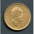 -3- Sverige 10 kr 1874, kv. 1+ - KM732. 4,47 gr. / Numisma Mynthandel A/S: kr.  1824,-
