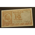 10 kr. 1961 X * Kv. 1+/01  * Katv. kr. 120 * - Bilder er sedellen  du fr. Vurder fra bilder. IKKE SALR. / Tore Rimstad: NOK  30,-