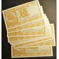 10 kr. 1964   * Kv. 0* Katv. kr. 400 * Nr. rekkeflge - Bilder er sedlene. Kvalitet 0. Pris KJP N er 1 (en) sedell. Ved kjp av flere er de i nr. rekkeflge. Du velger antall. IKKE SALR. / Tore Rimstad: NOK  240,-