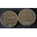 20 kr. 2002 * Kv. 0 ** Fra original rull. * - Bilde er fra myntene i rullen. Kv. 0. Tas fra original rullen og settes i Hartberger.
Ikke salr. / Tore Rimstad: NOK  40,-
