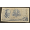 10 kr. 1975 Q  ERstatning * Kv. 1- * Katv. kr. 175,- - Bilder er sedellen du fr. Vurder fra bilder. IKKE SALR. / Tore Rimstad: NOK  50,-