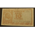 10 kr. 1969 X Erstatning* Kv. 1- * Katv. kr. 110 ** - Bilder er sedellen du fr. Vurder fra bilder. IKKE SALR. / Tore Rimstad: NOK  40,-