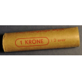 2 re rull 1969. Org. rull DKM * Katv. 2500 ** - Bilder er likt med auksjon. Pene hele ruller. Hy verdi p denne rgangen kr.50 pr. mynt = kr.2500 for myntene i rullen. IKKE SALR. / Tore Rimstad: NOK  650,-