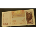 100 kr. 1995 * 10 stk * Usirkulert - se beskrivelse - Bilder er sedlene. 9 stk ikv. 0 og 1 i kv. 01 (tellesedell) Katalogverdi alle samlet kr. 3000,- IKKE SALR. / Tore Rimstad: NOK  1400,-
