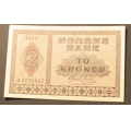 2 kr. 1944 Litra D * Kv. 0- ** Katv. kr. 1550 ** - Bilder er sedellen du fr. Dette er en av to sedler i nr. rekkeflge. (D3178867) Vurder ogs fra bilder.Ikke salr. Bilde 3 viser begge sedlene, men kun 1 selges her. / Tore Rimstad: NOK  850,-