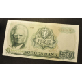 50 kr. 1969 C * Kv. 01 * Katv. kr. 605,- - Bilder er sedellen du fr. Vurder ogs fra  fra bilder. / Tore Rimstad: NOK  210,-