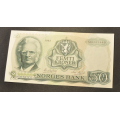 50 kr. 1982 M * Kv. 0/01 * Katv. kr. 350 * - Bilder er sedellen du fr. Ingen bretter. Vurder ogs fra bilder. / Tore Rimstad: kr.  74,-