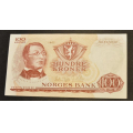100 kr. 1962 A * Kv. 0/01 * atv. kr. 850 * - Bilder er sedellen du fr. En meget pen sedell. Vurder ogs fra bilder. / Tore Rimstad: kr.  105,-