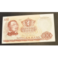100 kr. 1969 L  * Kv. 0  * Katv. kr. 1100 ** - Bilder er sedellen du fr. Pen kv. 0. Vurder ogs fra bilder. / Tore Rimstad: kr.  117,-