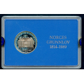 -2- 175 kr 1989, brilliant i kassett, flekker - Mangler ytterpapp. / Numisma Mynthandel A/S: kr.  222,-