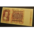 100 kr. 1977 H E * Erst. kv. 01 * katv. 670 - Bilder er sedellen du fr. Vurder ogs fra bilder. / Tore Rimstad: kr.  117,-