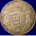 -5- 2 kroner 1906, kv. 01 - NM3. / Numisma Mynthandel A/S: kr.  2,-