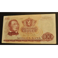100 kr. 1962 Z 0 mill.*Erst. kv. 1+ *Katv. kr. 1025,- - Bilder er sedellen du fr. Vurder ogs fra bilder. / Tore Rimstad: kr.  144,-