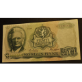 50 kr. 1979 Z 0 mill. Erst. kv.1+ * Katv. kr. 580 - Bilder er sedellen du fr. Vurder ogs fra bilder. / Tore Rimstad: kr.  223,-