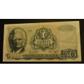 50 kr. 1982 Z Erst. kv. 1/1+ * Katv. kr.500 * - Bilder er sedellen du fr. Vurder ogs fra bilder. / Tore Rimstad: kr.  42,-
