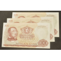 100 kr. 1975   * Kv. 0/01 * Katv. kr. 480 - Bilder er sedlene. Pene usirkulert i kv. 0/01. Vurder ogs fra bilder. Pris KJP N er en (1) sedell. Ved kjp a flere er de i nr. rekkeflge. Du velger antall. IKKE SALR. / Tore Rimstad: kr.  250,-